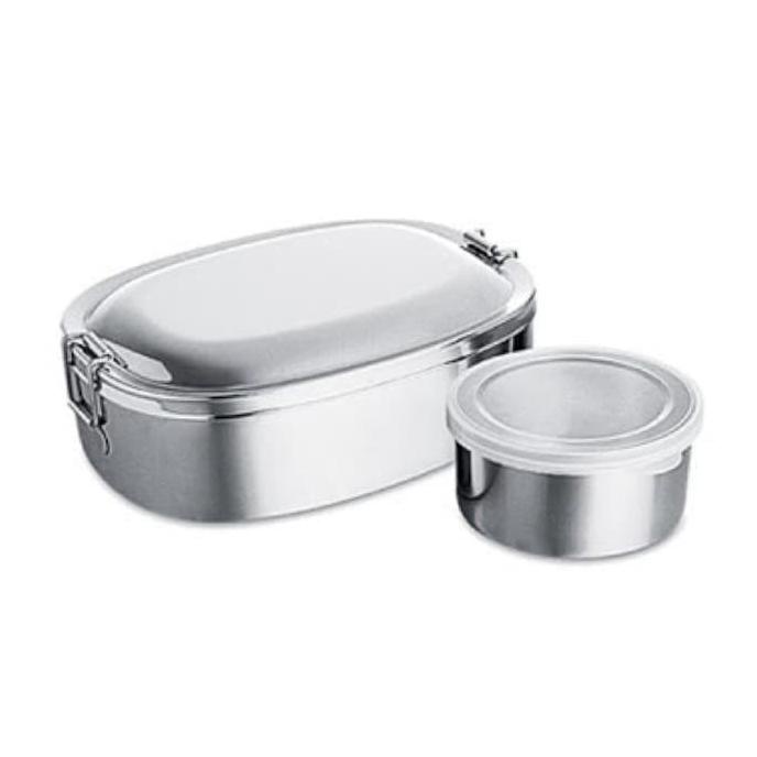 Lunch Box 16Cm Zebra Stainless Steel