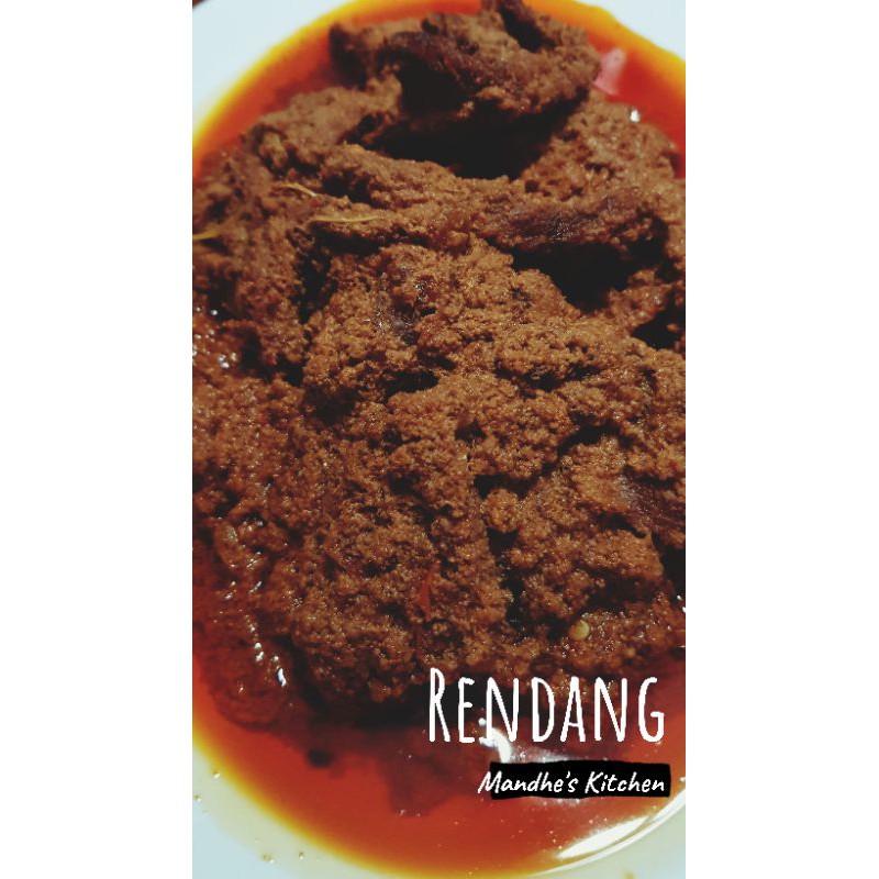

Rendang Padang Mandhes Kitchen Enak