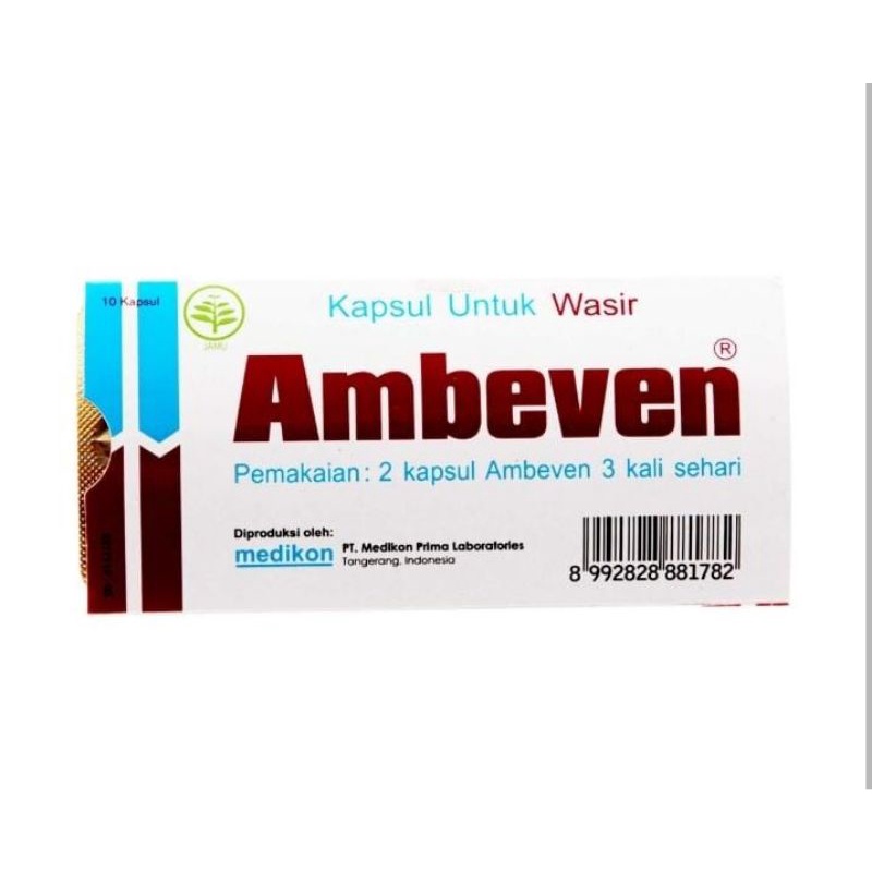 Ambeven Obat Wasir 10 Kapsul