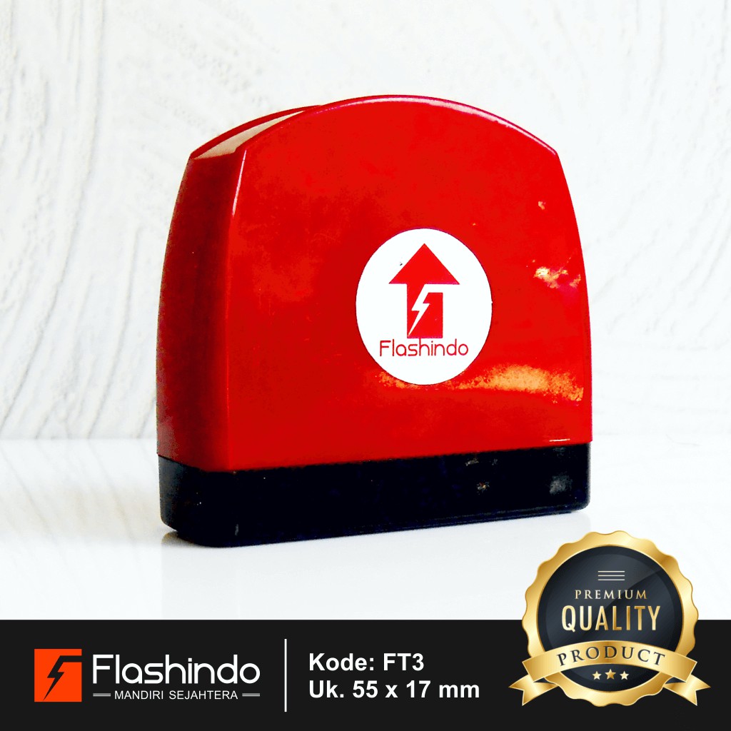 

Flashindo | Stempel Warna Tapal Kuda Besar | Ukuran 55 x 17 mm | Stempel Flash Berkualitas