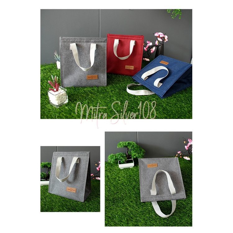 [MS108] PR 14 - Tas Bekal Lunch Cooler Bag Box Makanan Alumunium Kotak Makan Anak bermotif IMPORT Murah