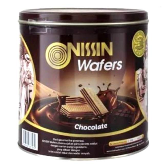 Nissin Wafer Cokelat / Nissin kaleng 600 gr