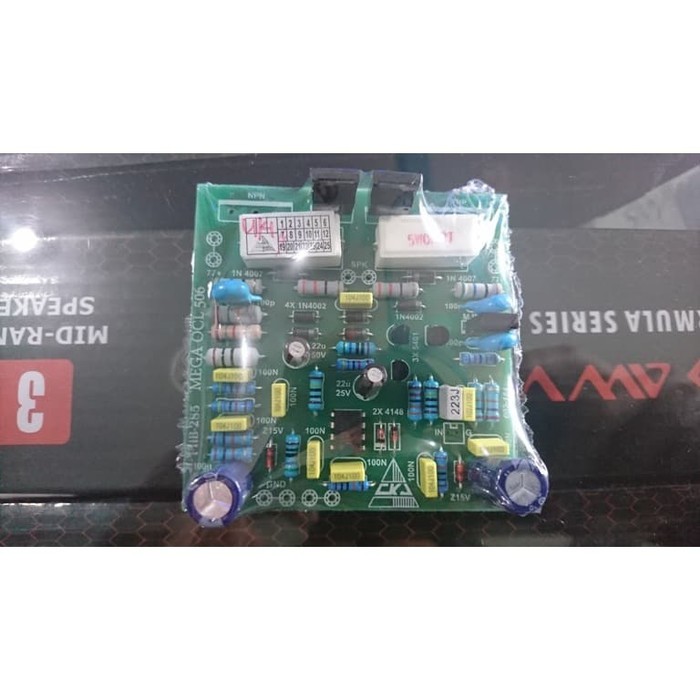 POWER DRIVER KIT MEGA SOCL 506 PCB FIBER 500W SUARA MANTAP CKJ