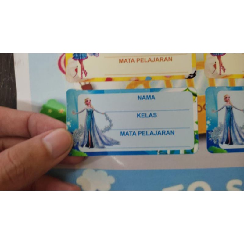 

sticker buku pelajaran