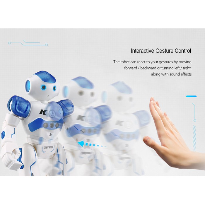 JJRC R2 Robot CADY WIDA Mainan Kado Hadiah Anak Sensor Remote Action Figure Toys