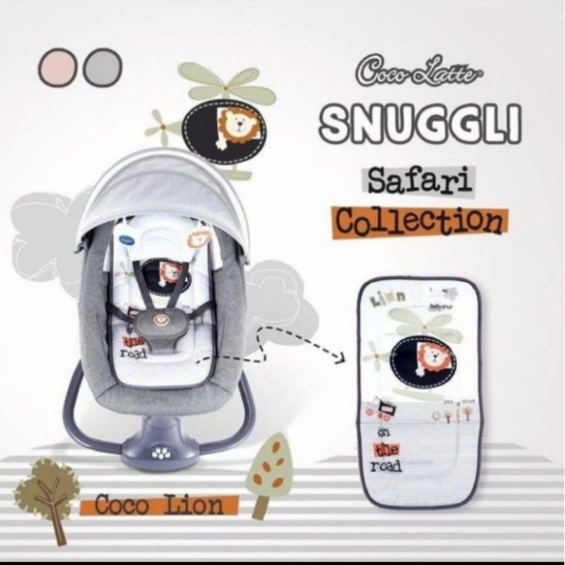Cocolatte Snuggli Safari Collection Bouncer Weeler Snuggli Cocolatte