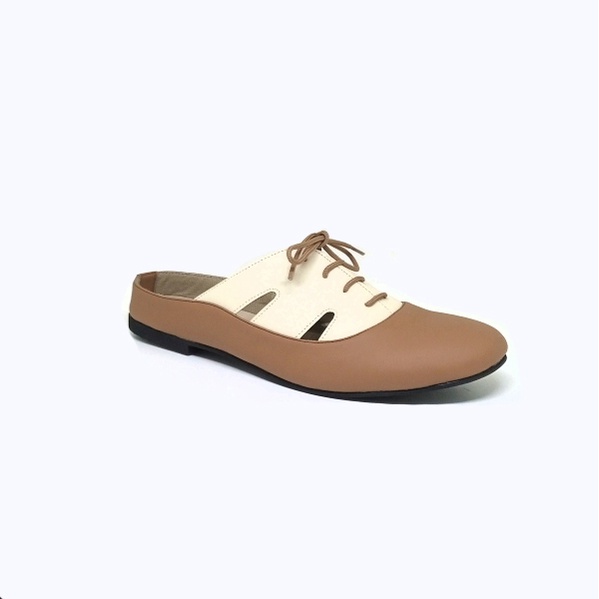 sepatu bustong wanita flat shoes big size / sandal sepatu Mules cewek casual pesta gaya ukuran jumbo besar 40 41 42 43 44 45