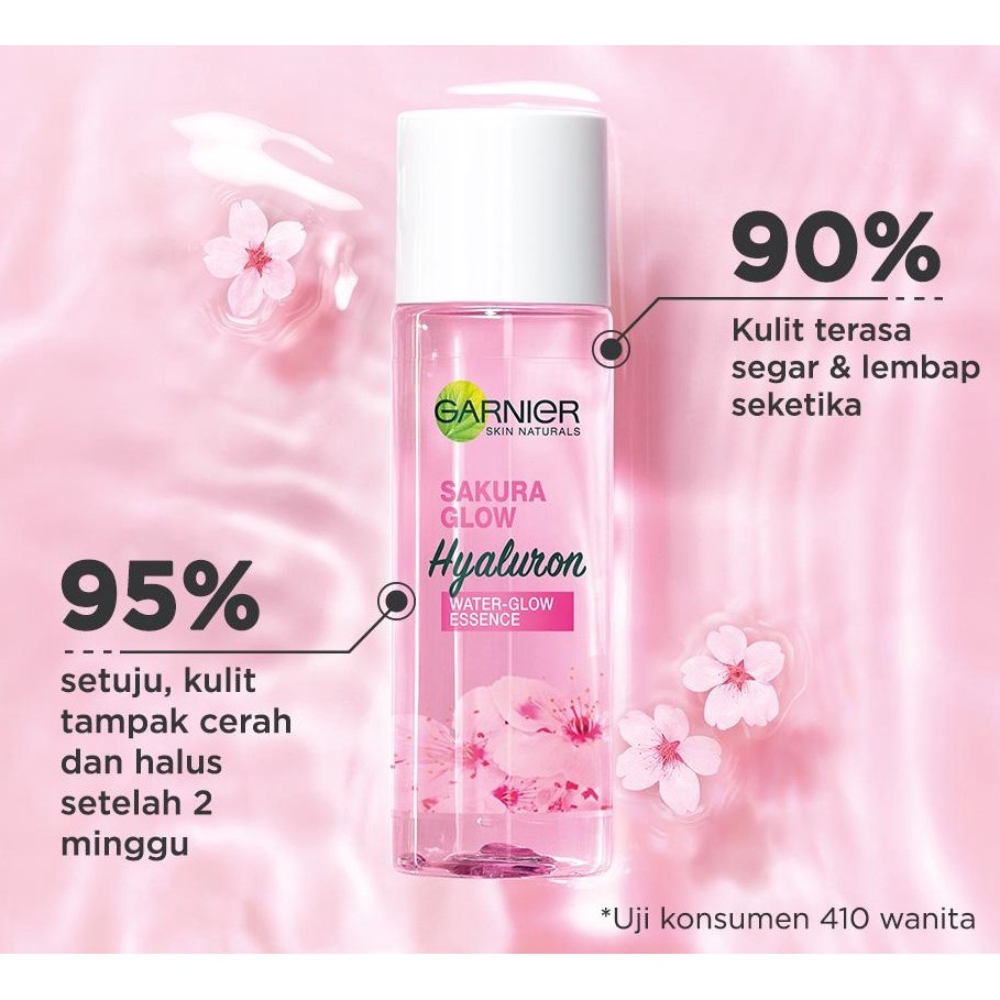 ☘️ CHAROZA ☘️ GARNIER Sakura Glow Hyaluron Water - Glow Essence Skin Care 30 ML