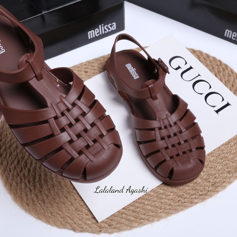 Sepatu Melissa possesion Cokelat matte/sepatu sandal jelly/sepatu melissa/sepatu jelly wanita/sandal jelly melissa/sepatu sandal wanita