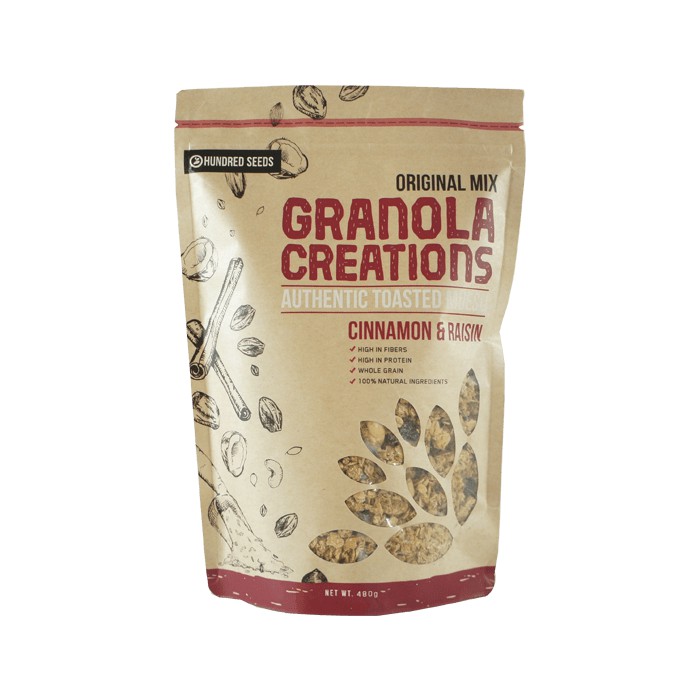 

Granola Creations Granola Original Kayu Manis & Kismis 480 gr