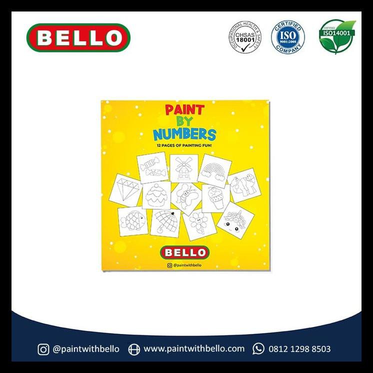 

Diskon Bello Paint By Numbers - Buku Melukis Anak Dengan Kuas Dan Cat 7 Warna