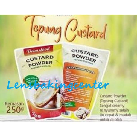 

Custard Powder Prims food Halal | Tepung Custard/Premix Vla Instant Kue Sus Primsfood Halal Oripack 250gram/250 gr / 250 gram/250gr