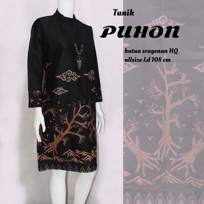 Dress BAHAN batik katun sragenan high quality