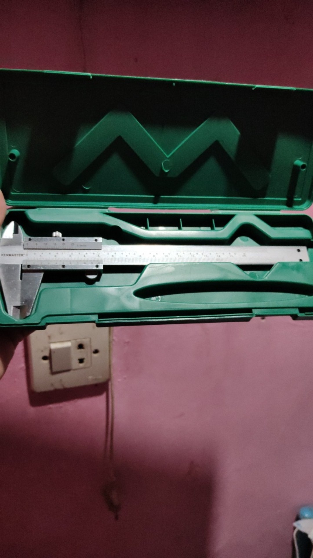 Kenmaster Sigmat Besi Vernier Caliper Jangka Sorong Skekmat 150 Mm