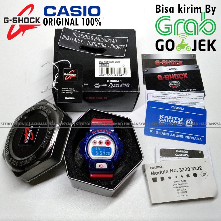 GShock ORIGINAL 100% GShock Captain America DW6900AC-2DR GShock DW6900AC-2DR GShock DW6900-AC DW6900
