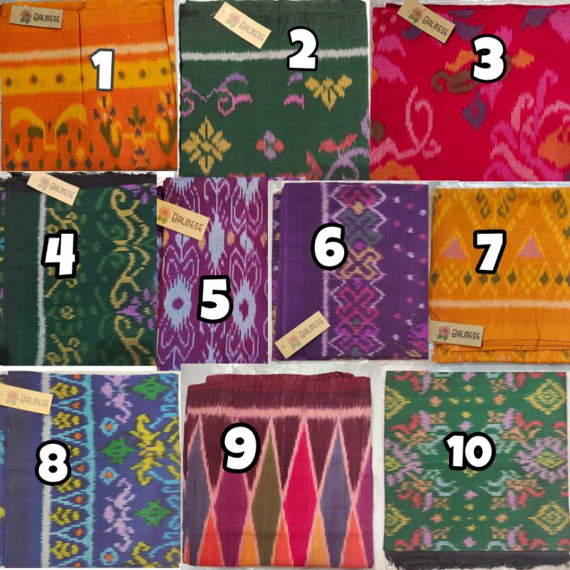 Kain Ndek / Endek Tenun Asli Bali
