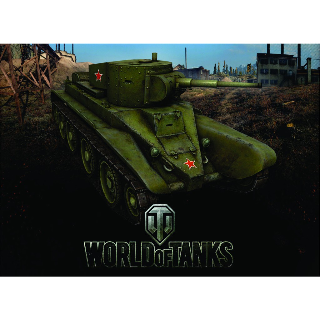 DIY Papercraft Tank World-of-Tanks-BT-2