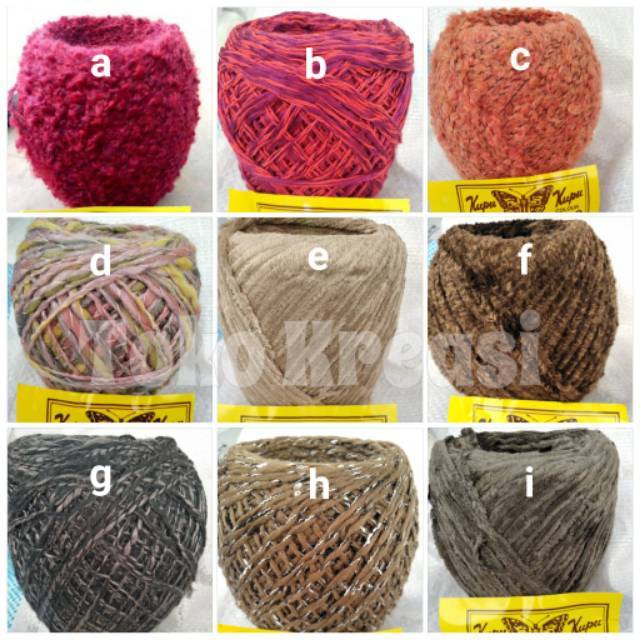 Fancy yarn acrylic / benang handuk / benang rajut