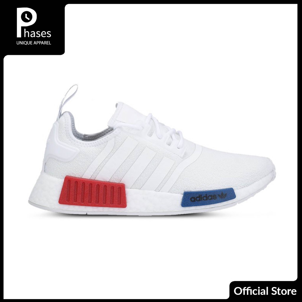 Adidas NMD R1 White Red Blue Original Import