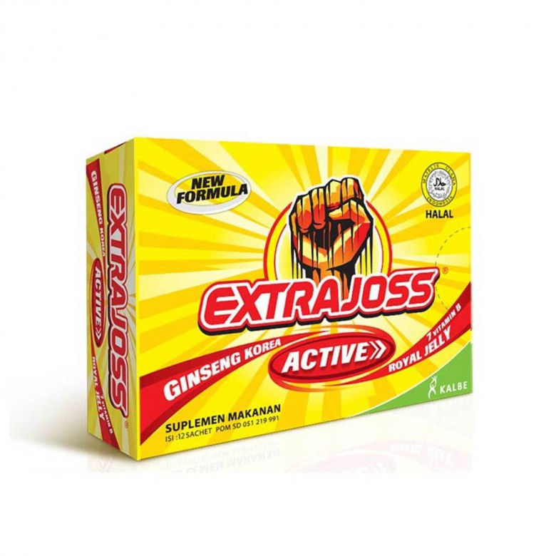 

Extrajoss Active Suplemen ( isi 12 sachet Extra joss)