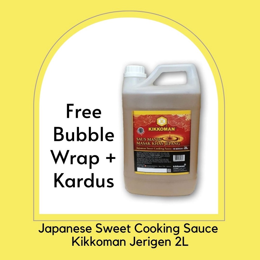 

KIKKOMAN Sweet Cooking Sauce / Mirin HALAL Kemasan Jerigen 2 LITER