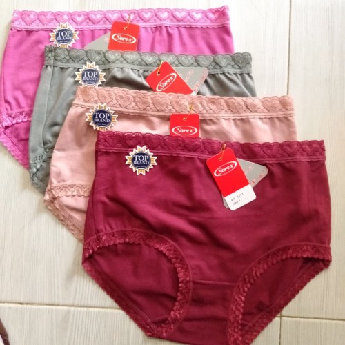 PROMO Isi 3 Pcs Celana Dalam Renda Wanita Sorex Super Soft Original Termurah (Standar dan Big Size) Art 1171 / Daleman Wanita Branded Segitiga Motif Polos / Panty Bikini Motif Renda / Pakaian DalamSantai Perempuan / Bisa bayar ditempat