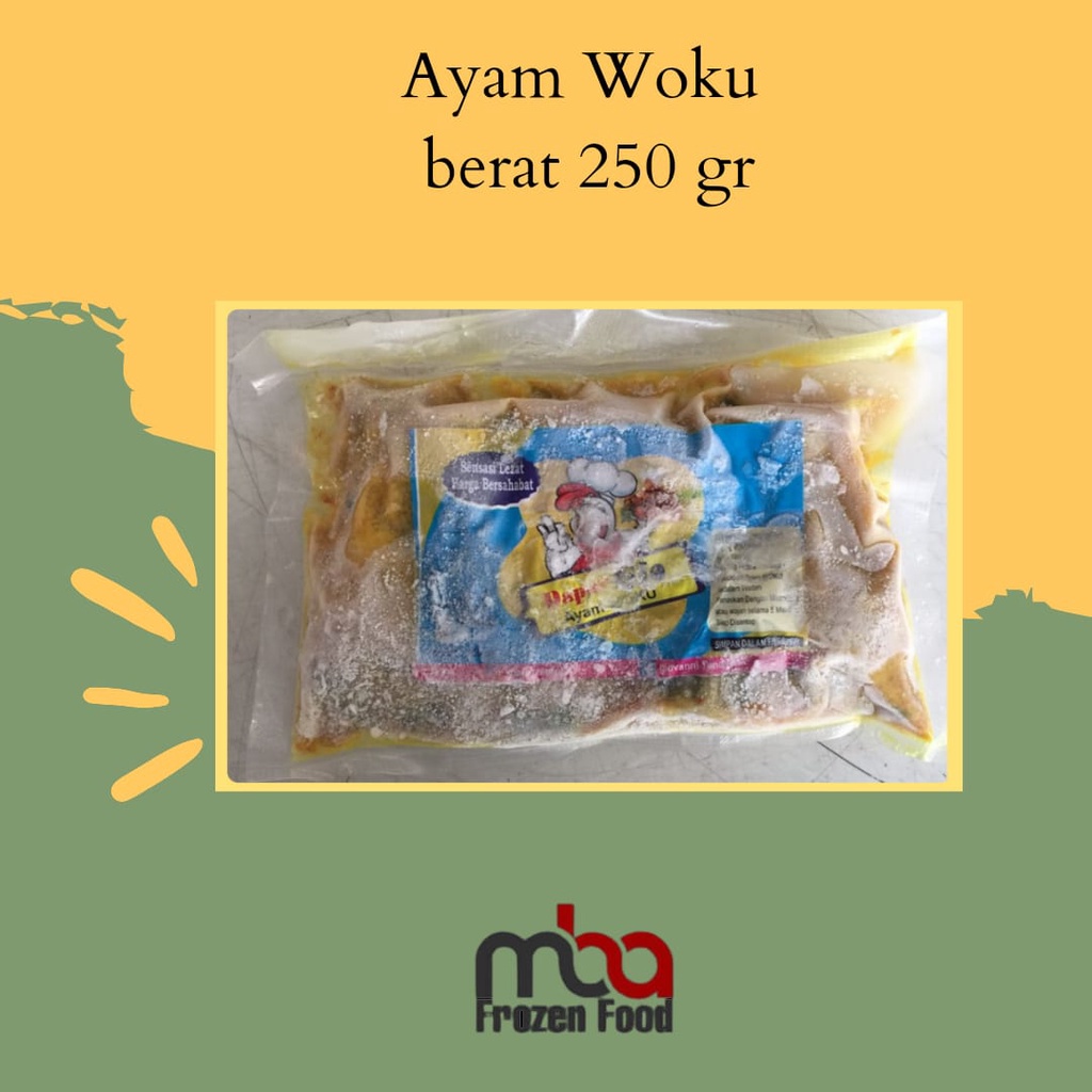 Ayam Woku berat 250 gr - ayam beku - FROZEN FOOD