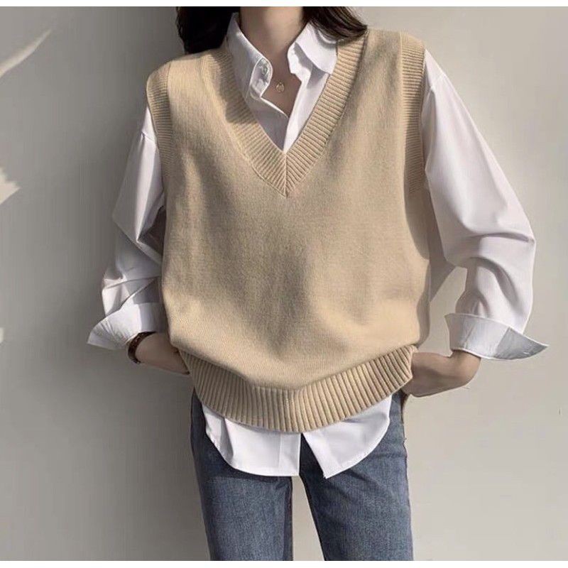 KANI VEST ROMPI BASIC RAJUT | Knit Vest Rompi Rajut | Rajut murah kekinian | ALENA VEST