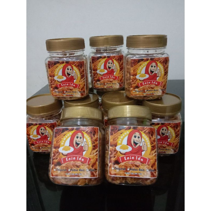 

BAWANG GORENG CRISPY PEDAS LEVEL 15-30 KHAS ENIN IDA DI JAMIN ORI