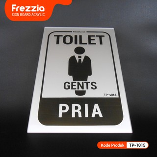 Frezzia Signboard Akrilik Acrylic Papan Informasi 