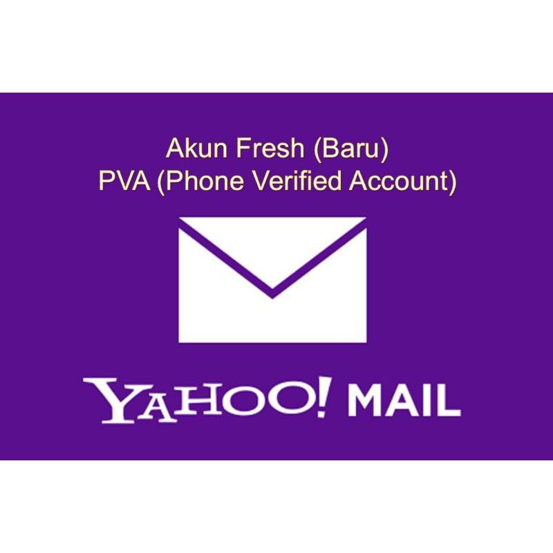 JUAL AKUN YAHOO AKUN SUDAH PVA FRESH BERGARANSI