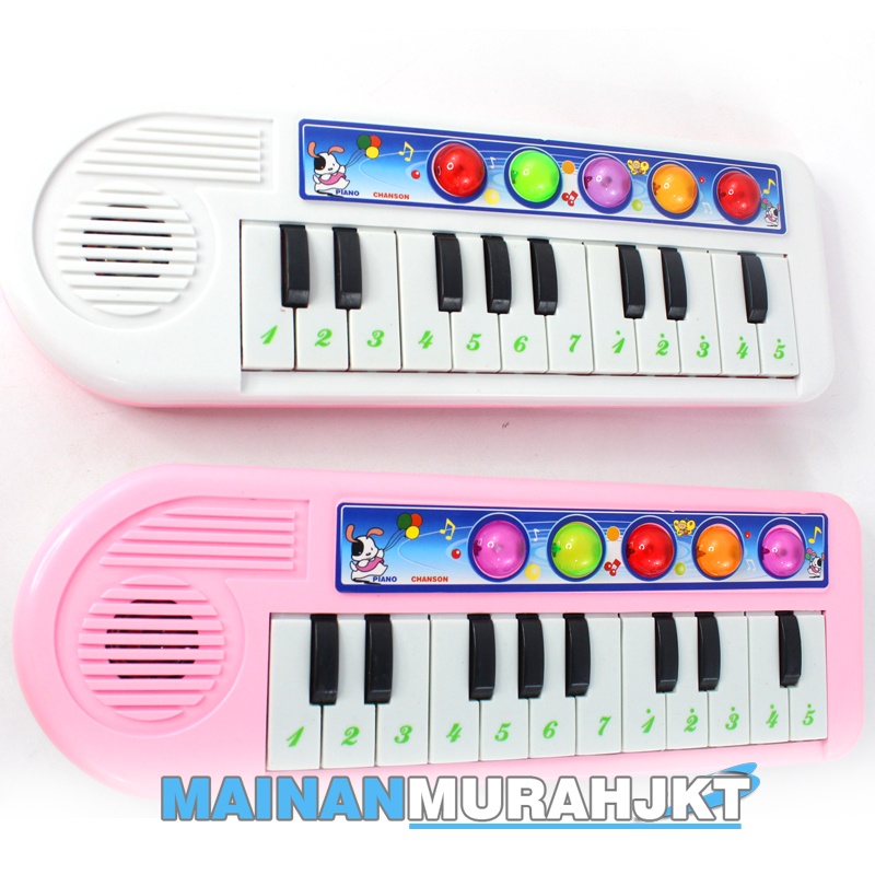 MAINANKEI ANAK MURAH PIANO DOREMI CHANSON 3288-34A MAINAN PIANO EDUKASI