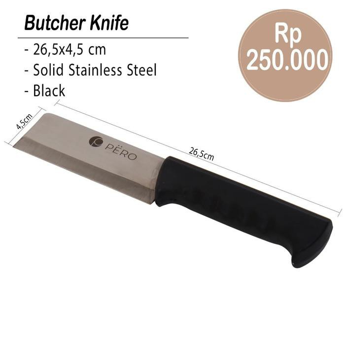 PERO BUTCHER KNIFE - BLACK