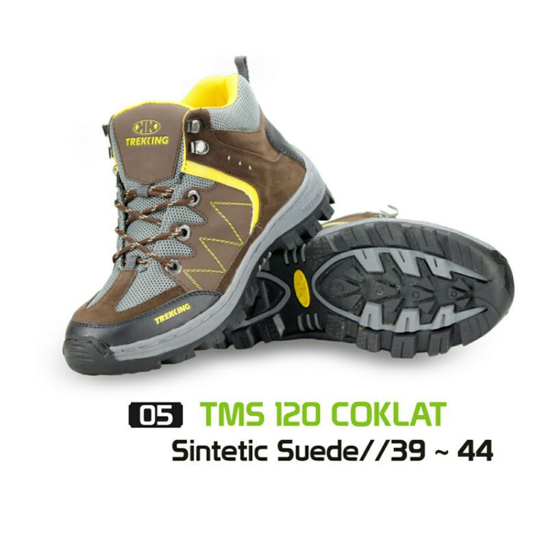 Sepatu Gunung Pria /Sepatu Boots Pria / Sepatu Camping Pria - TMS 120 COKLAT