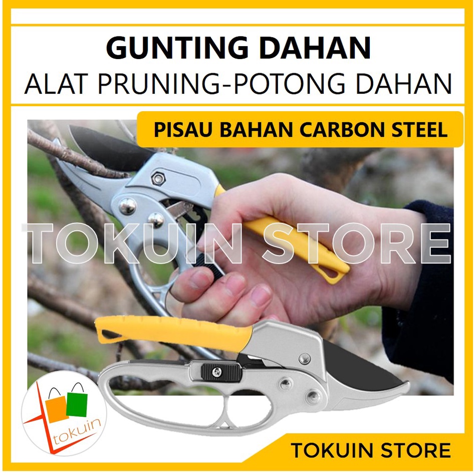 Gunting Dahan Ranting Pohon Bunga Tanaman Pruning Shears Gunting Taman