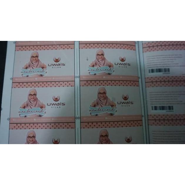 

= Big.Promo Kertas PVC Laser A3 (Bahan ID Card)
