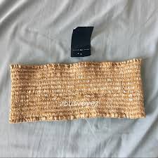 brandy melville yellow bandeau