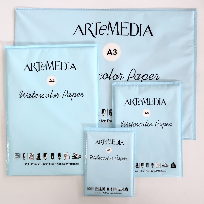 

Artemedia - Watercolour Paper Sheets (A6 / A5 / A4 / A3)