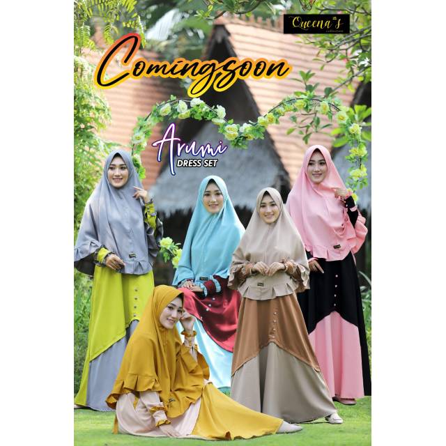 Arumi Dress Set Gamis by Queena Queena's