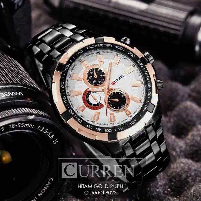 8023 JAM TANGAN PRIA CURREN ORIGINAL 4 COLOURS