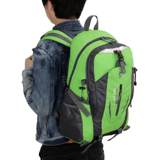 TAS RANSEL ANTI AIR ADVENTURE TA128G3 BACKPACK SEKOLAH HIJAU KULIAH KERJA OUTDOOR CAMPING ANDREW ORI