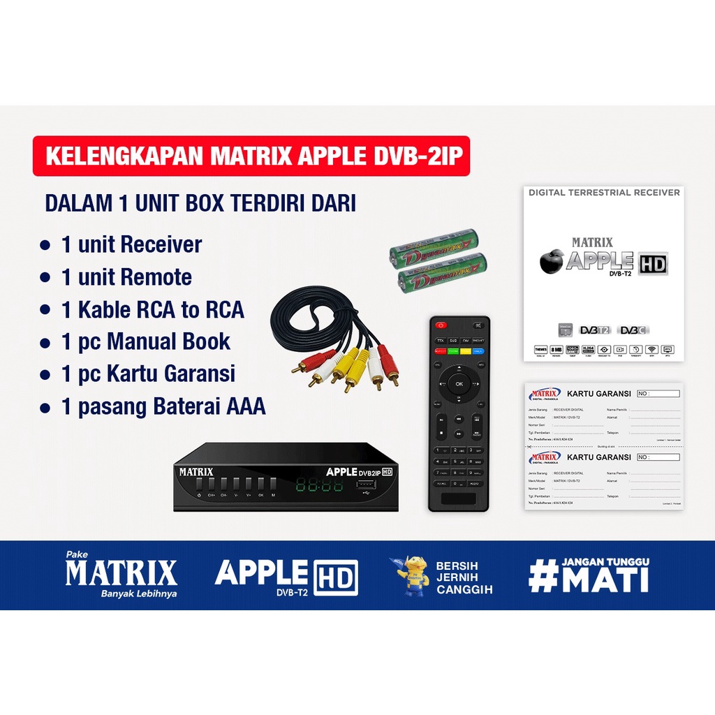 Set Top Box Matrix Apple DVB-2IP