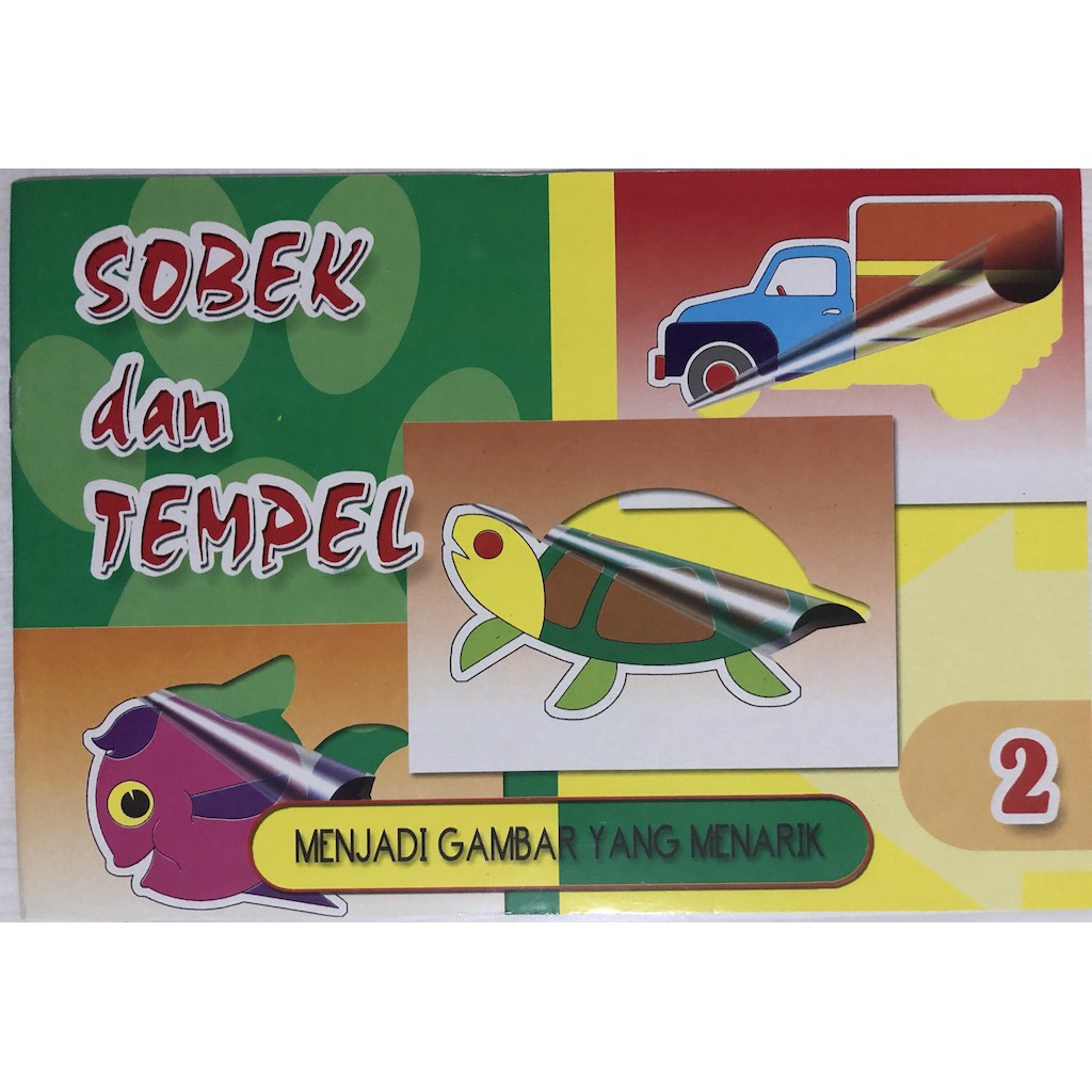 Sobek dan Tempel Latihan Motorik Anak - Buku Anak Kreatif