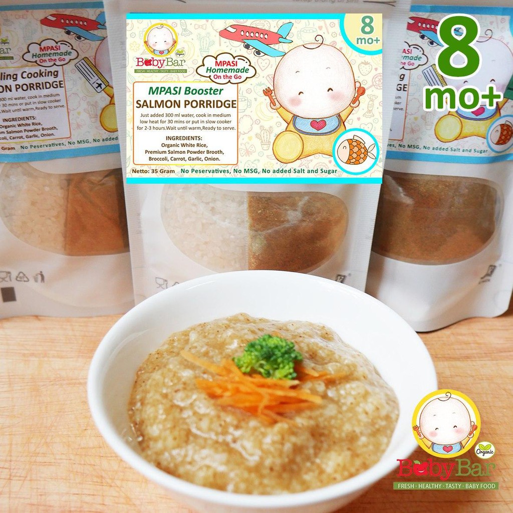 Makanan Bayi Mpasi Baby Bar MPASI Booster Salmon BabyBar Baby Food