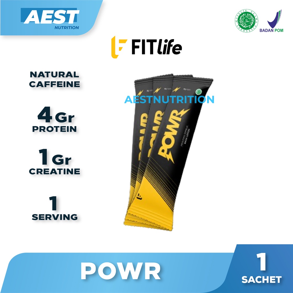 Fitlife POWR Pre Workout PWO Sachet