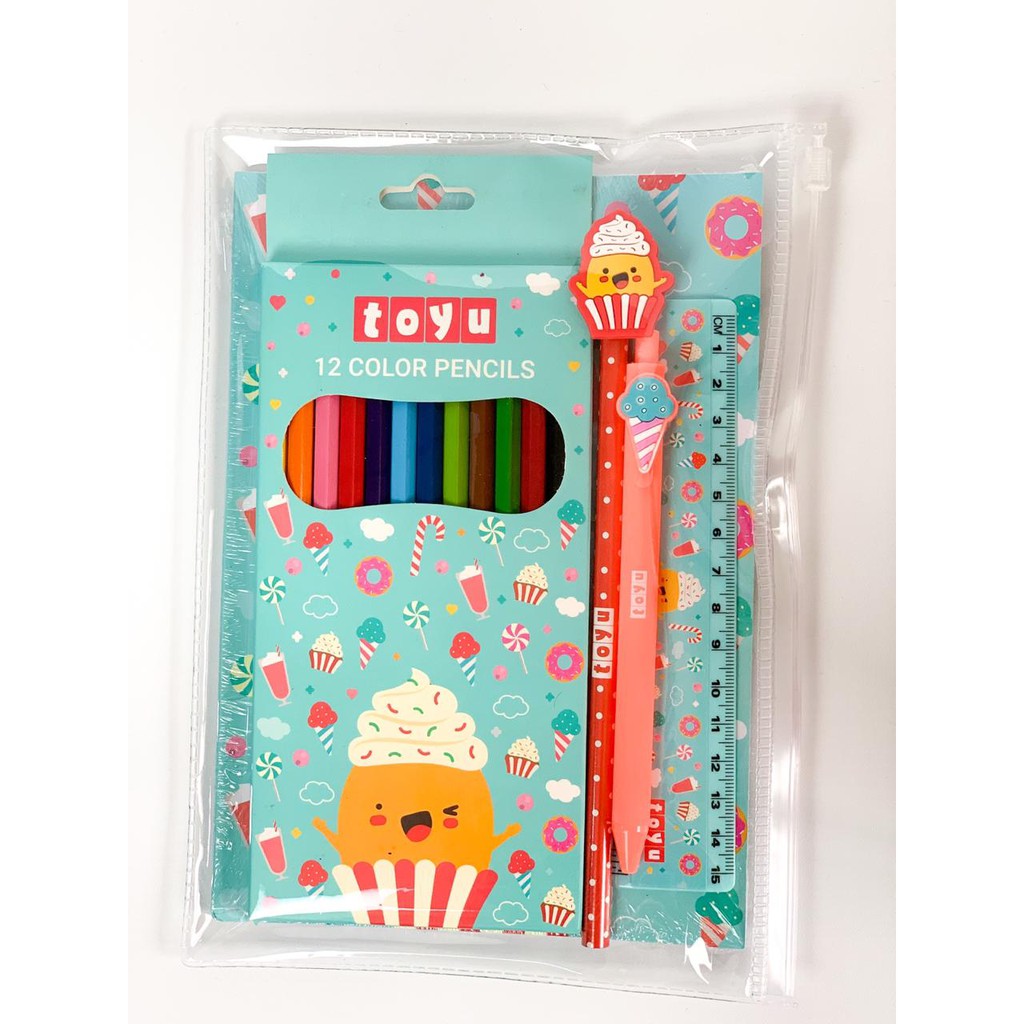 

Toyu Bundling Set Alat Tulis Anak Sekolah Karakter Lucu Unicorn Biru