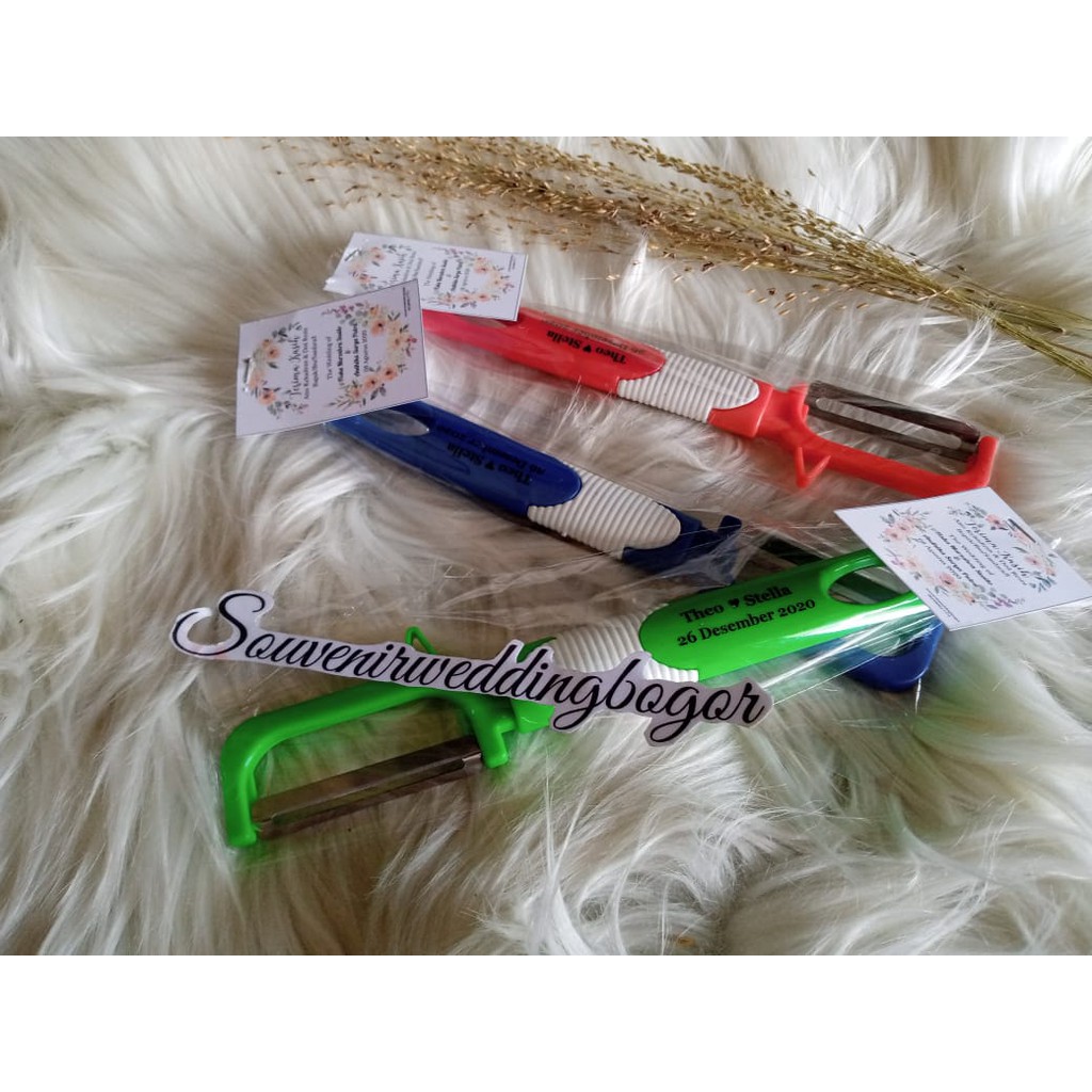 

Souvenir piler besar/pisau kentang ukuran besar kemasan plastik