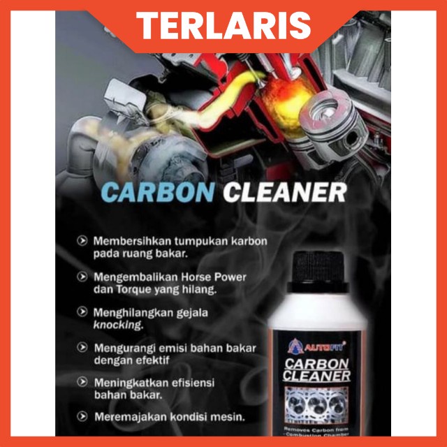 Carbon Cleaner AUTOFIT Gurah Mesin Pembersih Kerak Ruang Bakar  Mesin 300 ml