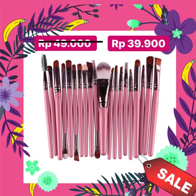 Kuas Makeup / brush makeup 20 set