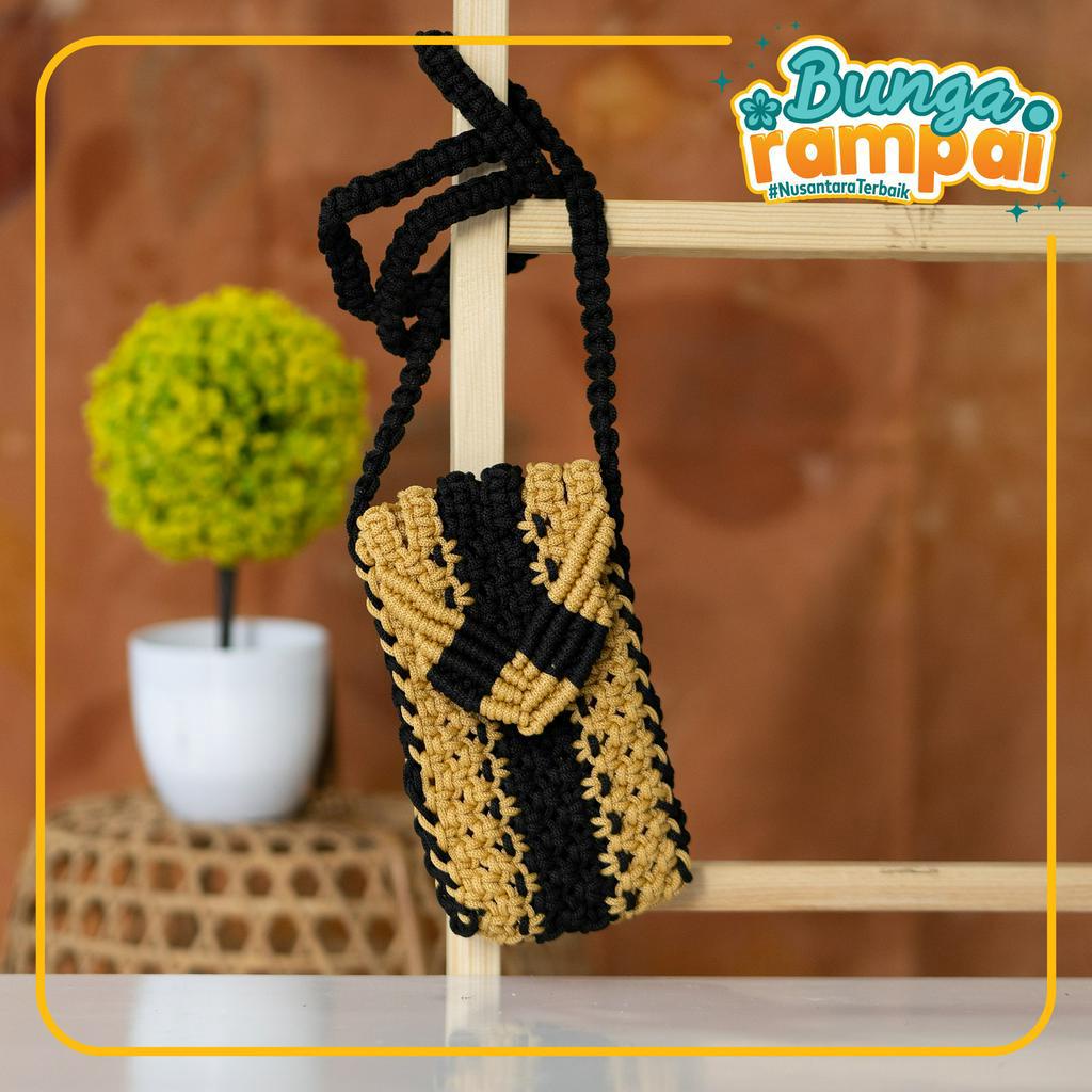 Tas Tali Kur Tempat HP Kuning